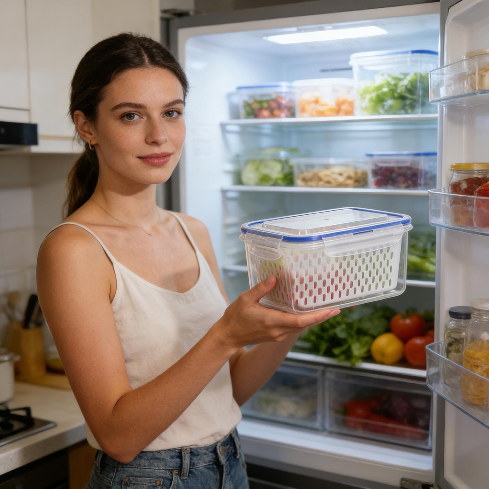 Food Storage Containers - 4 In 1 Food Storage Container