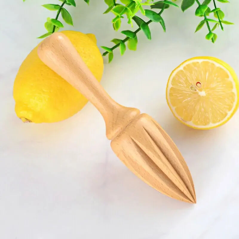 Citrus Lemon Squeezer - 1pc Ten-corner Shape Wooden Lemon Squeezer