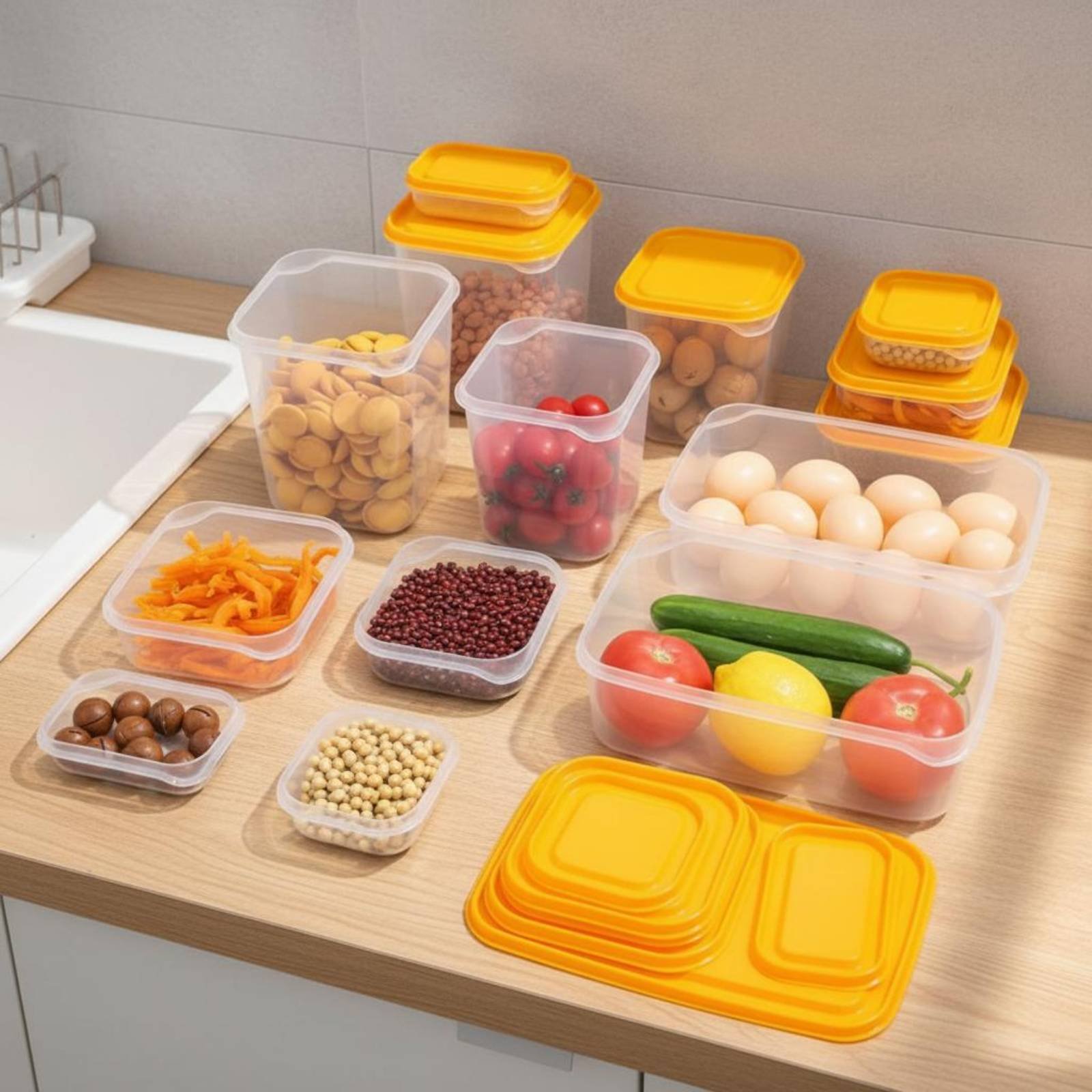 17 Pieces Fridge Storage Box S - Food Storage Containers review and price