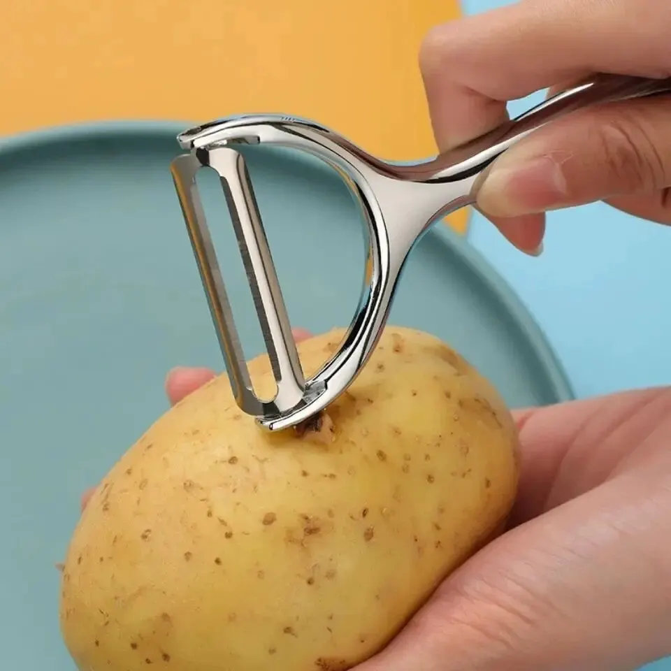 1PC Stainless Steel Vegetable  - Household Kitchen Gadgets Vegetable Cutter Silk Cutter review and price