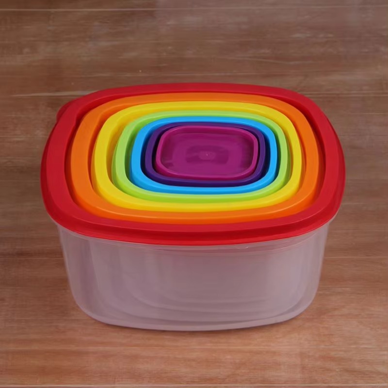 Rainbow 7pcs Food Container Pl - Food Storage Containers review and price