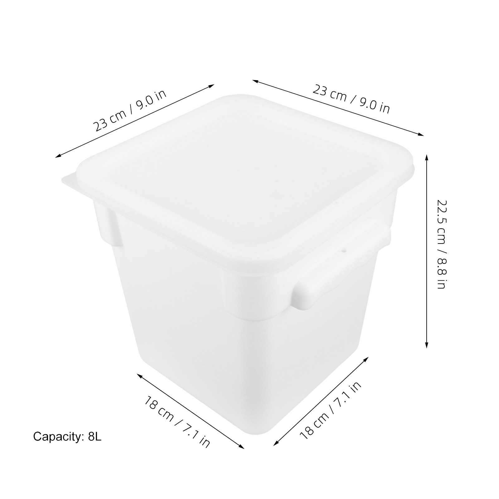 Square Plastic Food Storage Co - Food Storage Containers review and price