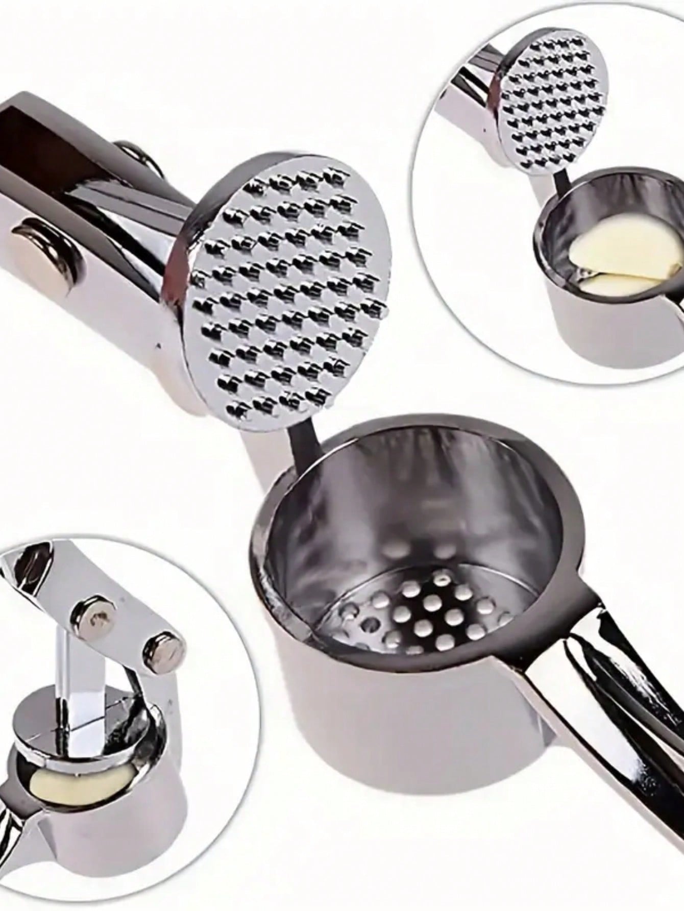 1pc, Garlic Press Washable Gar - Kitchen Gadgets Juicer review and price