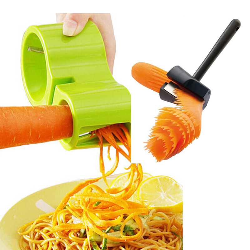 Serrated Fruit Vegetable Parin - Household Kitchen Gadgets Vegetable Cutter Silk Cutter review and price