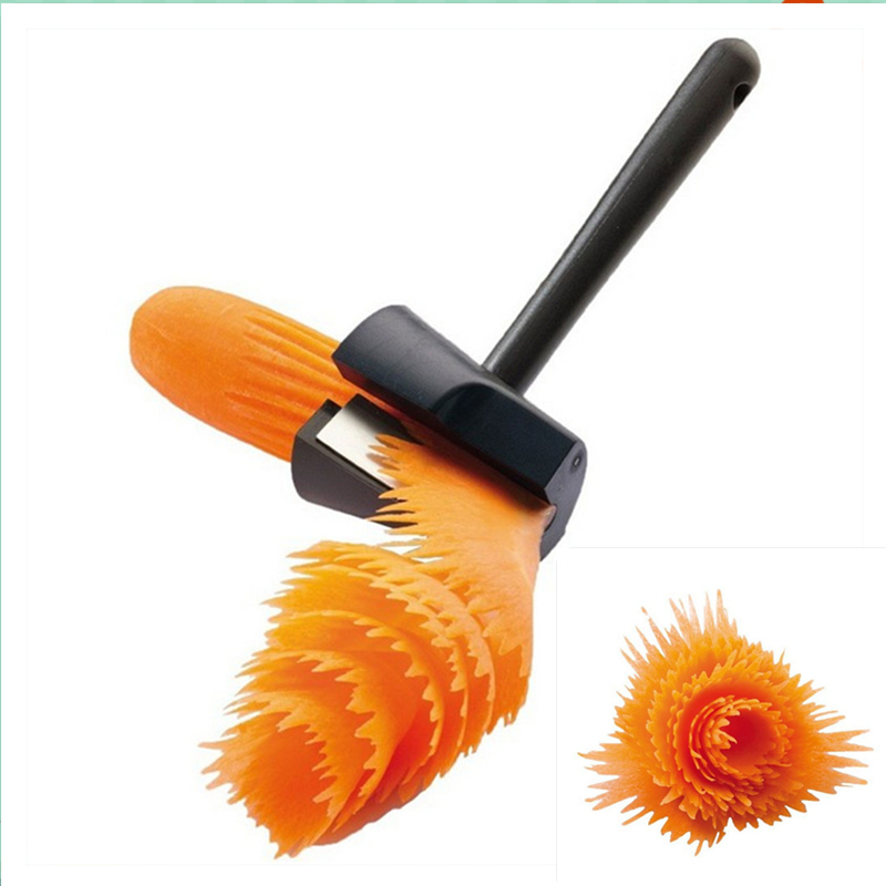 Serrated Fruit Vegetable Parin - Household Kitchen Gadgets Vegetable Cutter Silk Cutter review and price
