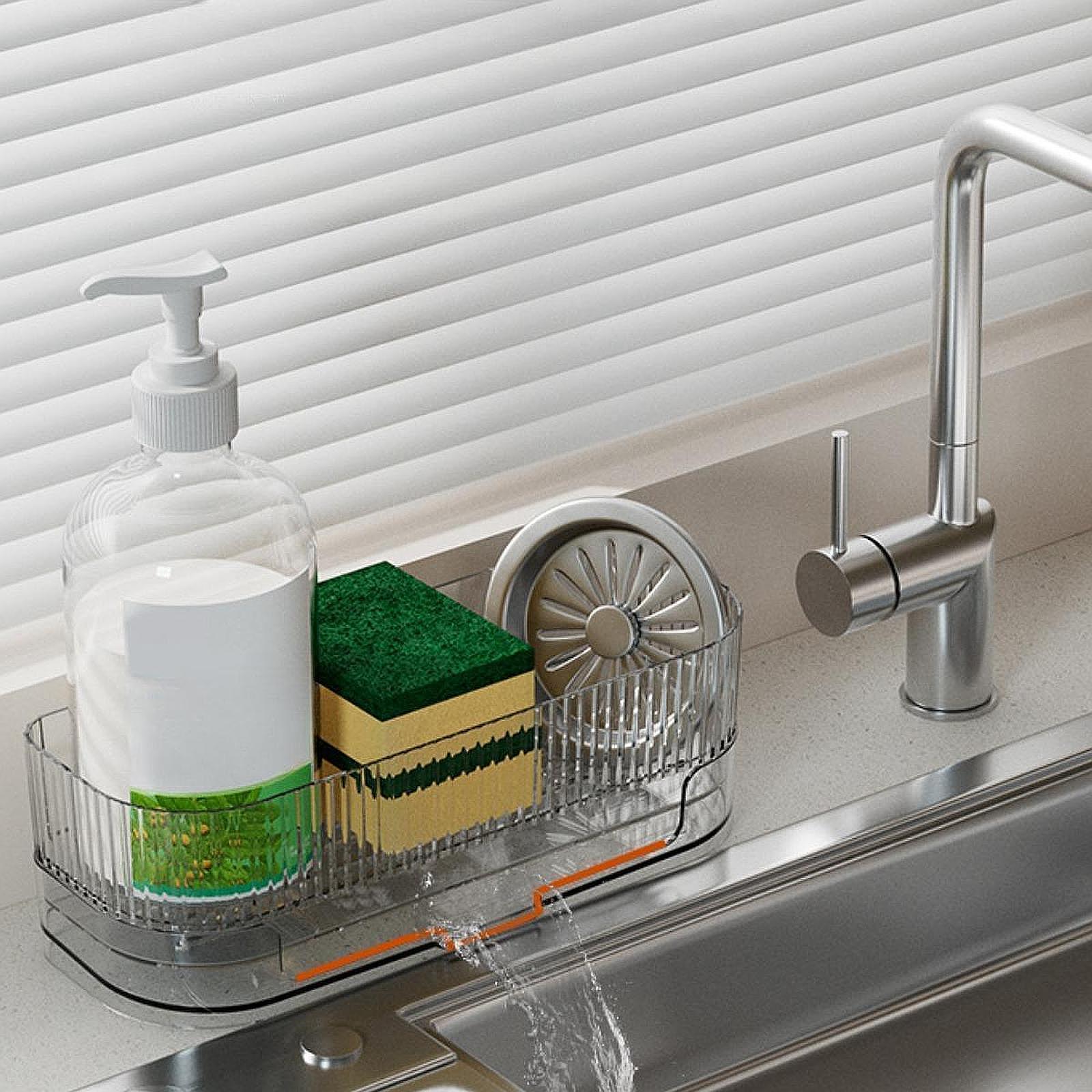 Kitchen Sink Organizer, with D - Kitchen Room Gadgets review and price
