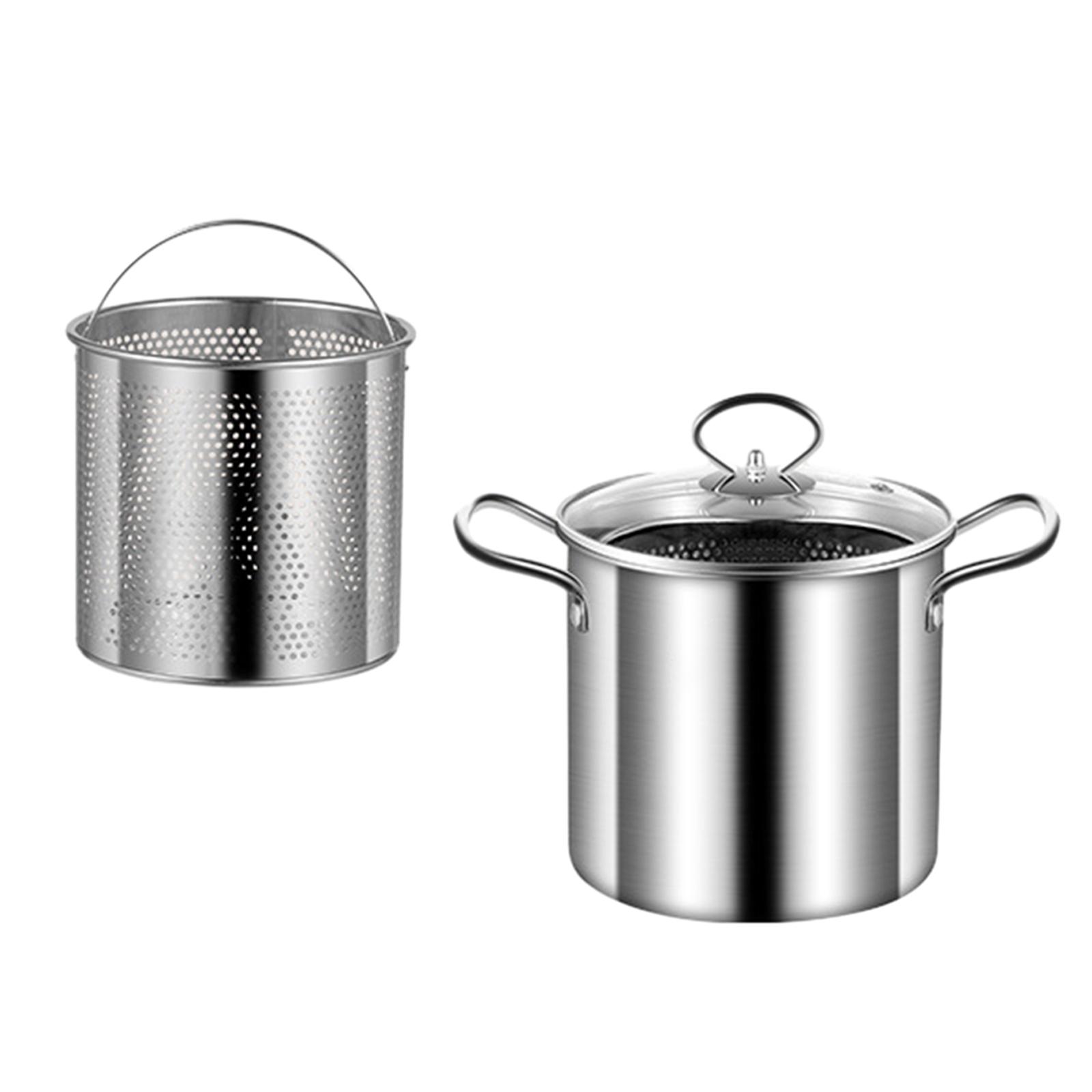Deep Frying Pot Frying Basket  - Kitchen Room Gadgets review and price