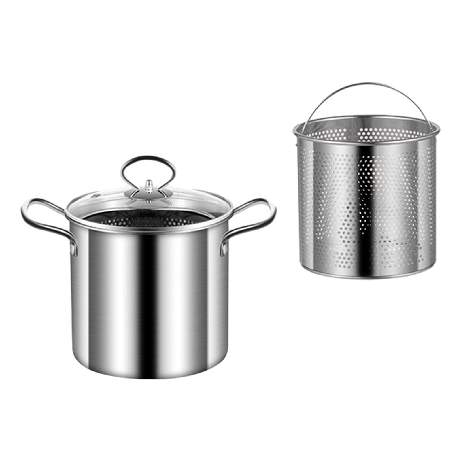 Deep Frying Pot Frying Basket  - Kitchen Room Gadgets review and price