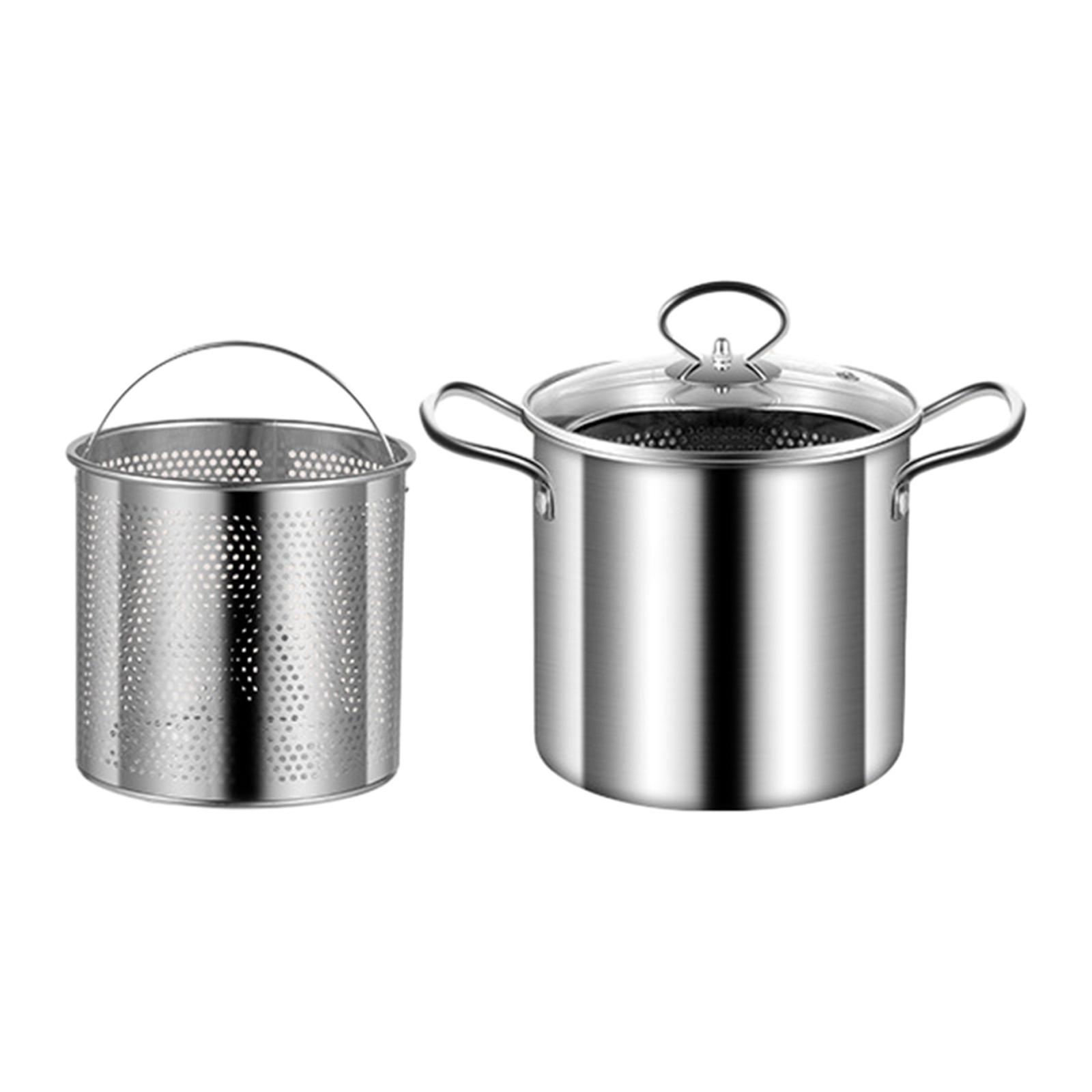 Deep Frying Pot Frying Basket  - Kitchen Room Gadgets review and price