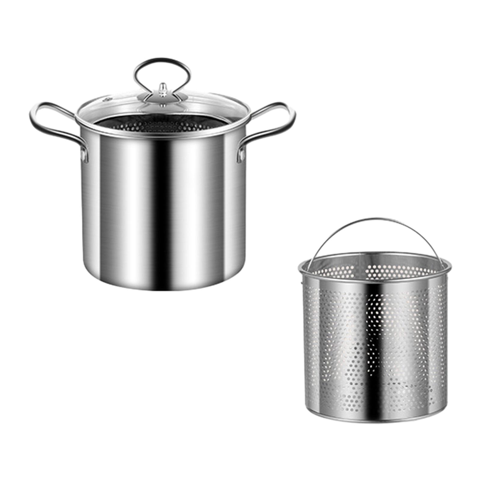 Deep Frying Pot Frying Basket  - Kitchen Room Gadgets review and price