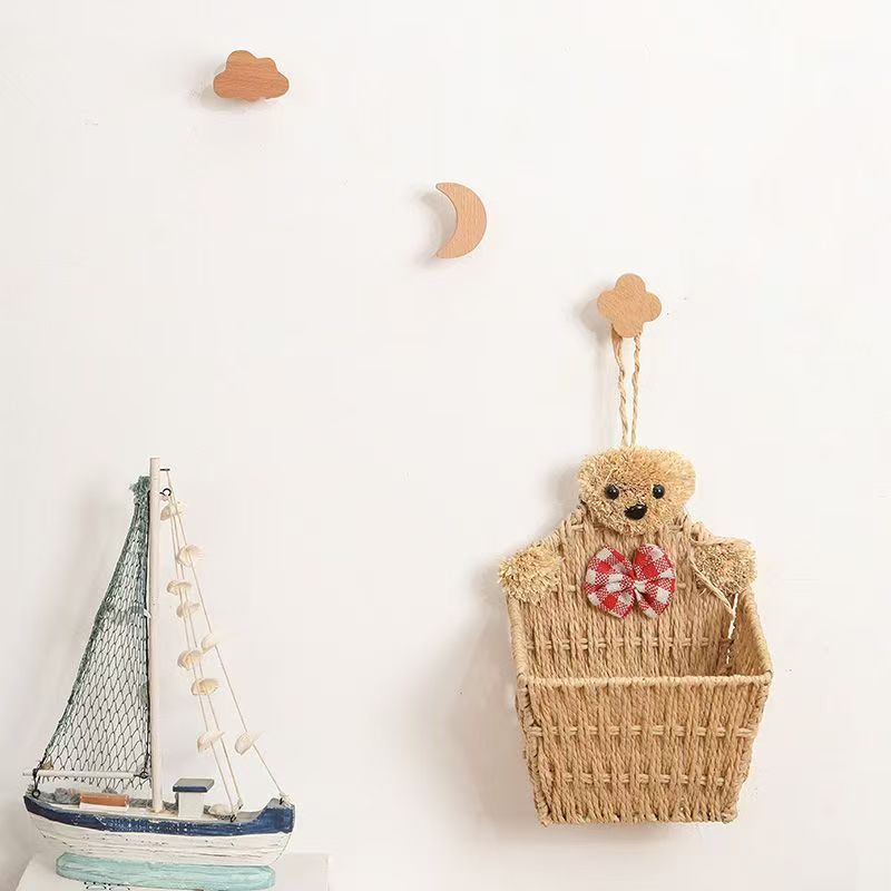 1pc Wooden Hooks Cute Room Dec - Kitchen Room Gadgets review and price