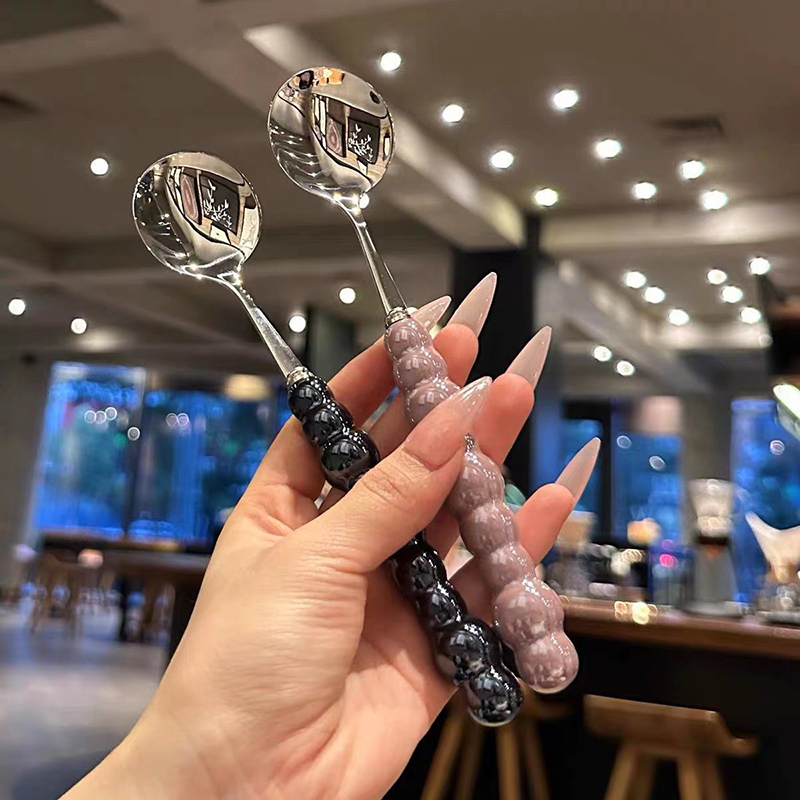 Pearl Handle Spoon Stainless S - Kitchen Gadgets Everyone Needs review and price