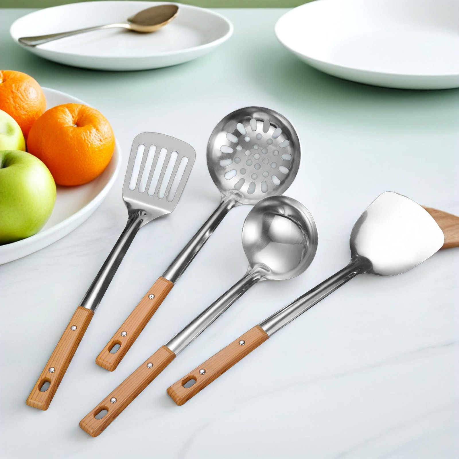 4Pcs Stainless Steel Cooking U - Stainless Steel Strainer review and price