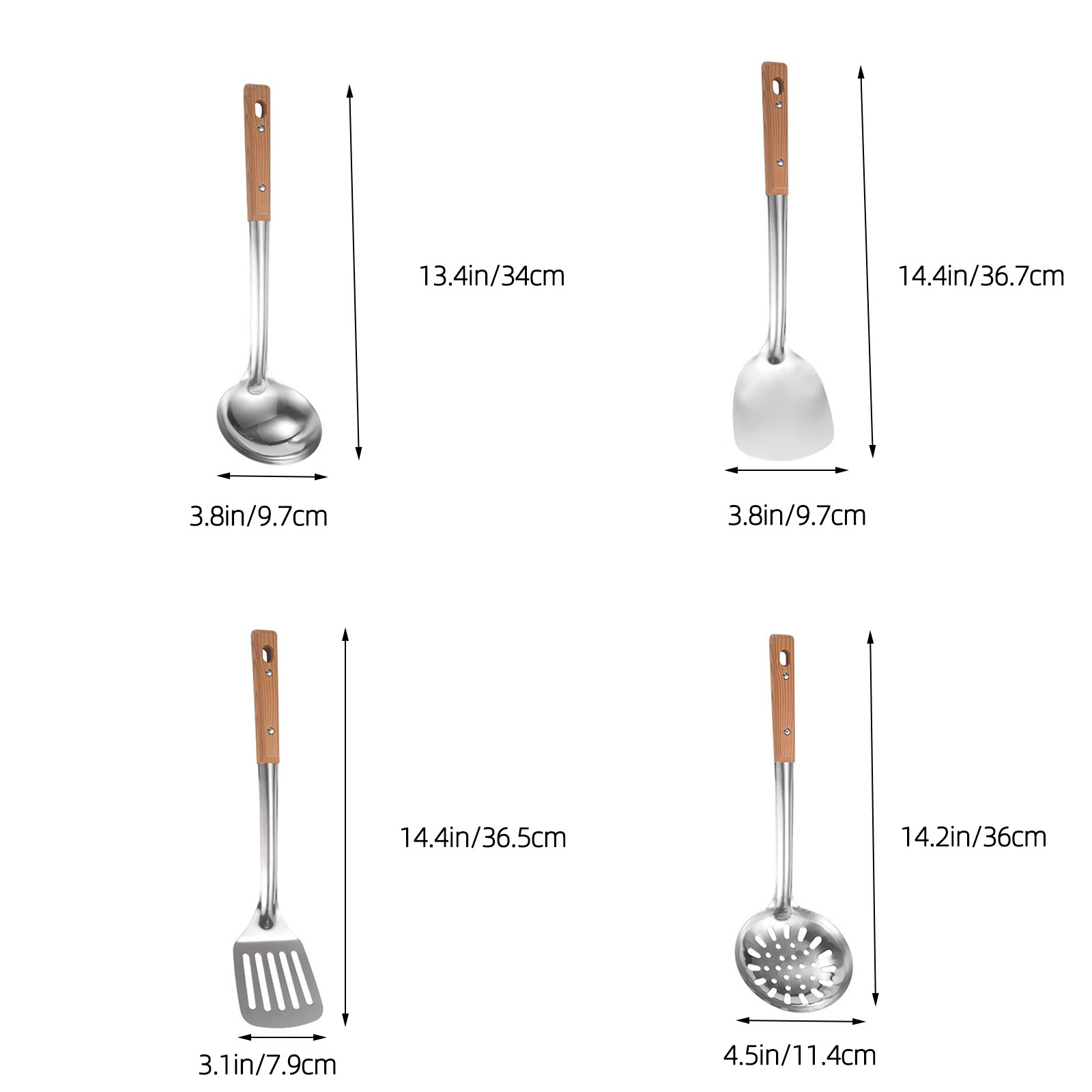 4Pcs Stainless Steel Cooking U - Stainless Steel Strainer review and price