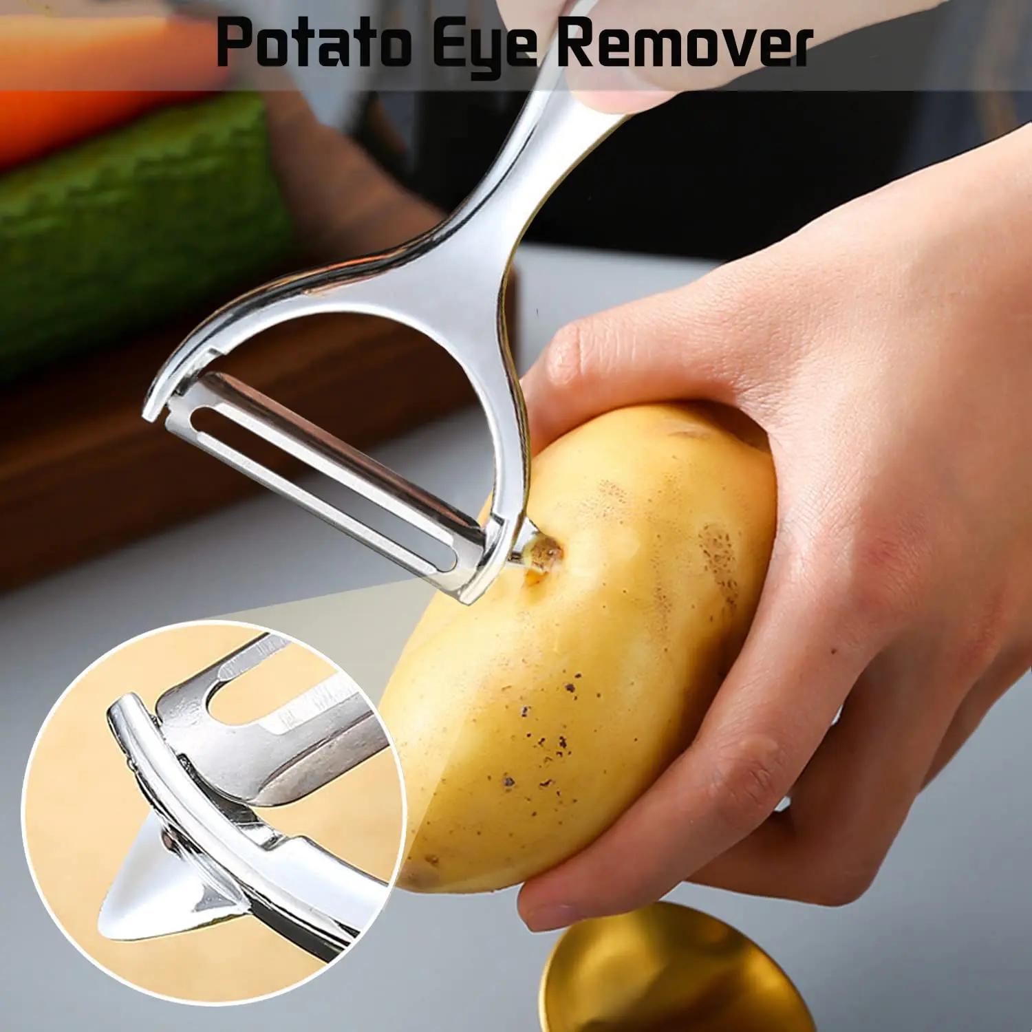Stainless Steel Vegetable Peel - Household Kitchen Gadgets Vegetable Cutter Silk Cutter review and price