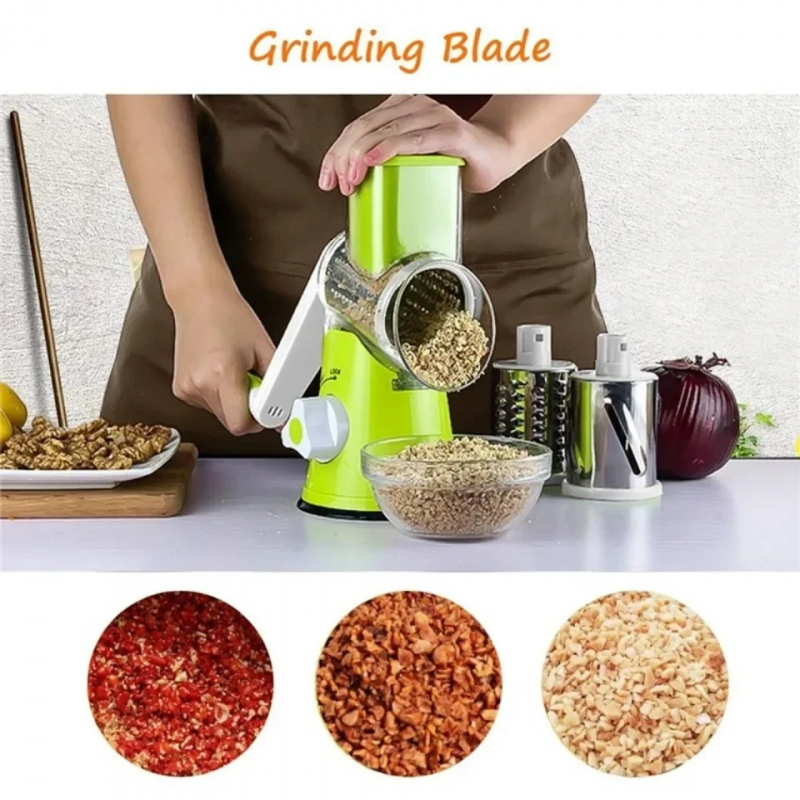 Manual Rotary Cheese Grater fo - Household Kitchen Gadgets Vegetable Cutter Silk Cutter review and price