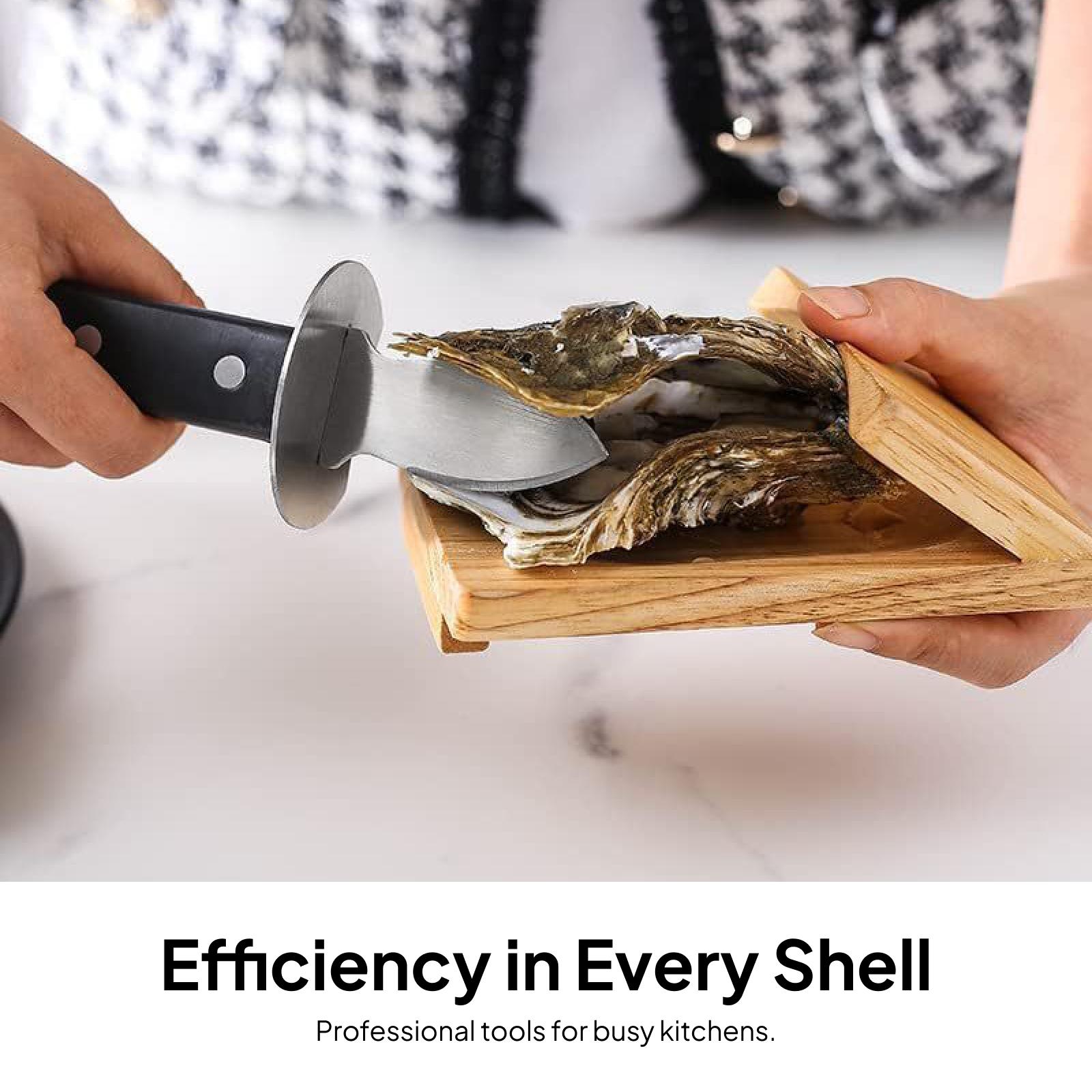 Oyster Holder Wood Clamp Tray  - Kitchen Room Gadgets review and price