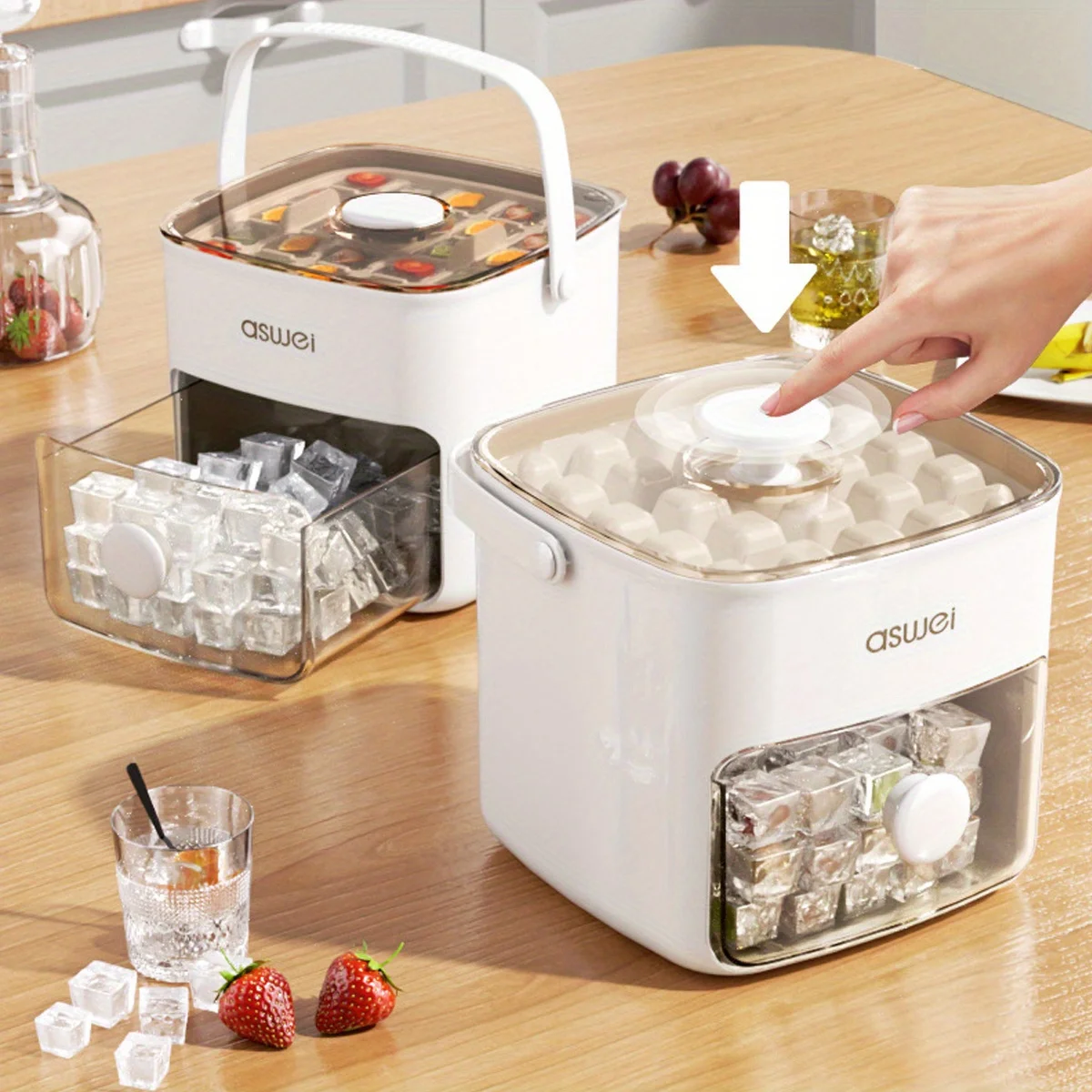 48-Cube Ice Maker with Easy-Pr - Kitchen Gadgets Everyone Needs review and price
